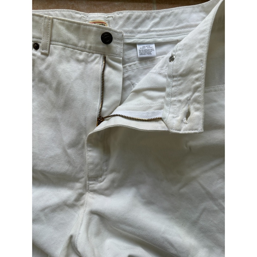Talbots cotton denim Bermuda shorts White Women's Size: 16 - Picture 5 of 10
